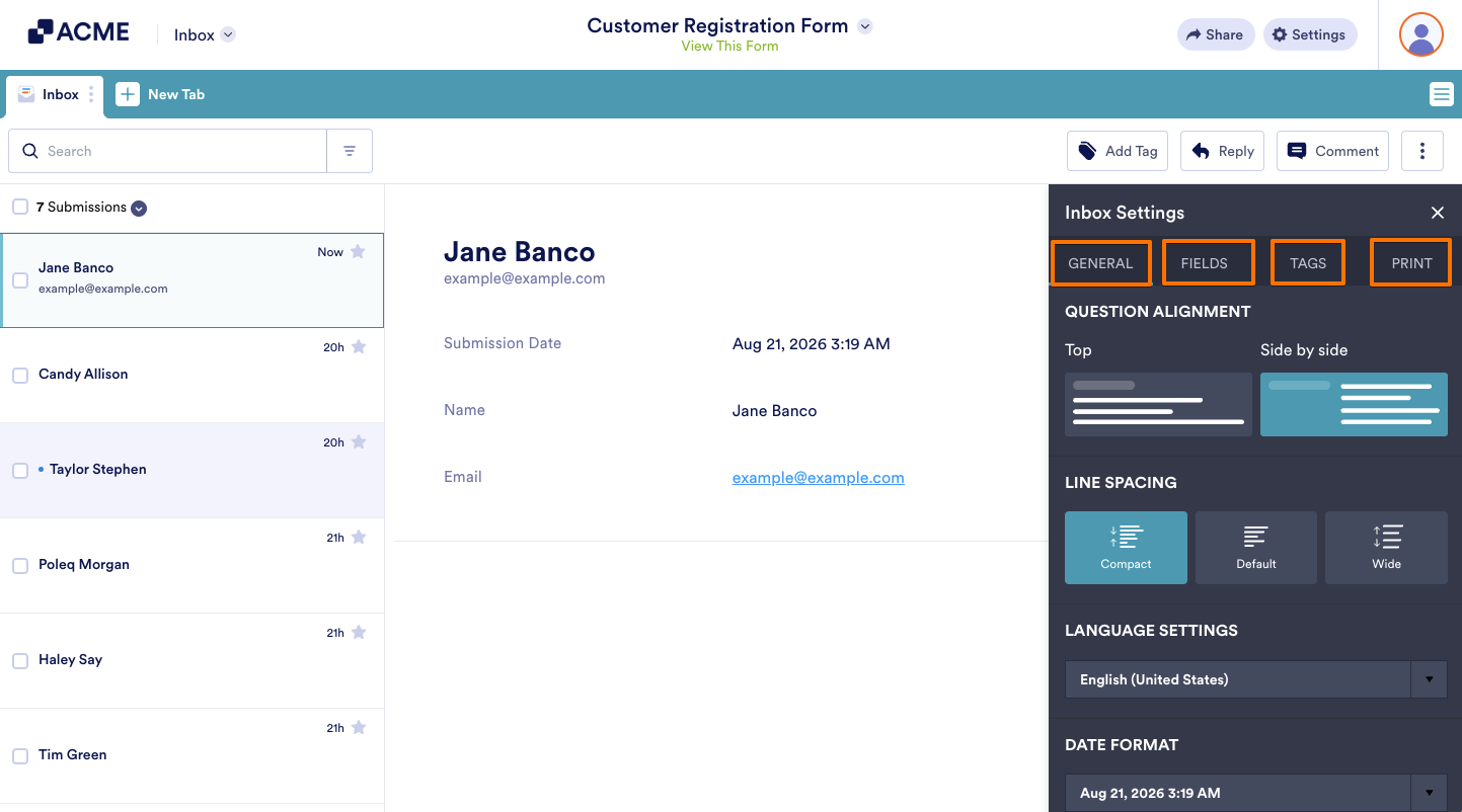 How to Access and Change the Settings of Inbox Image-3