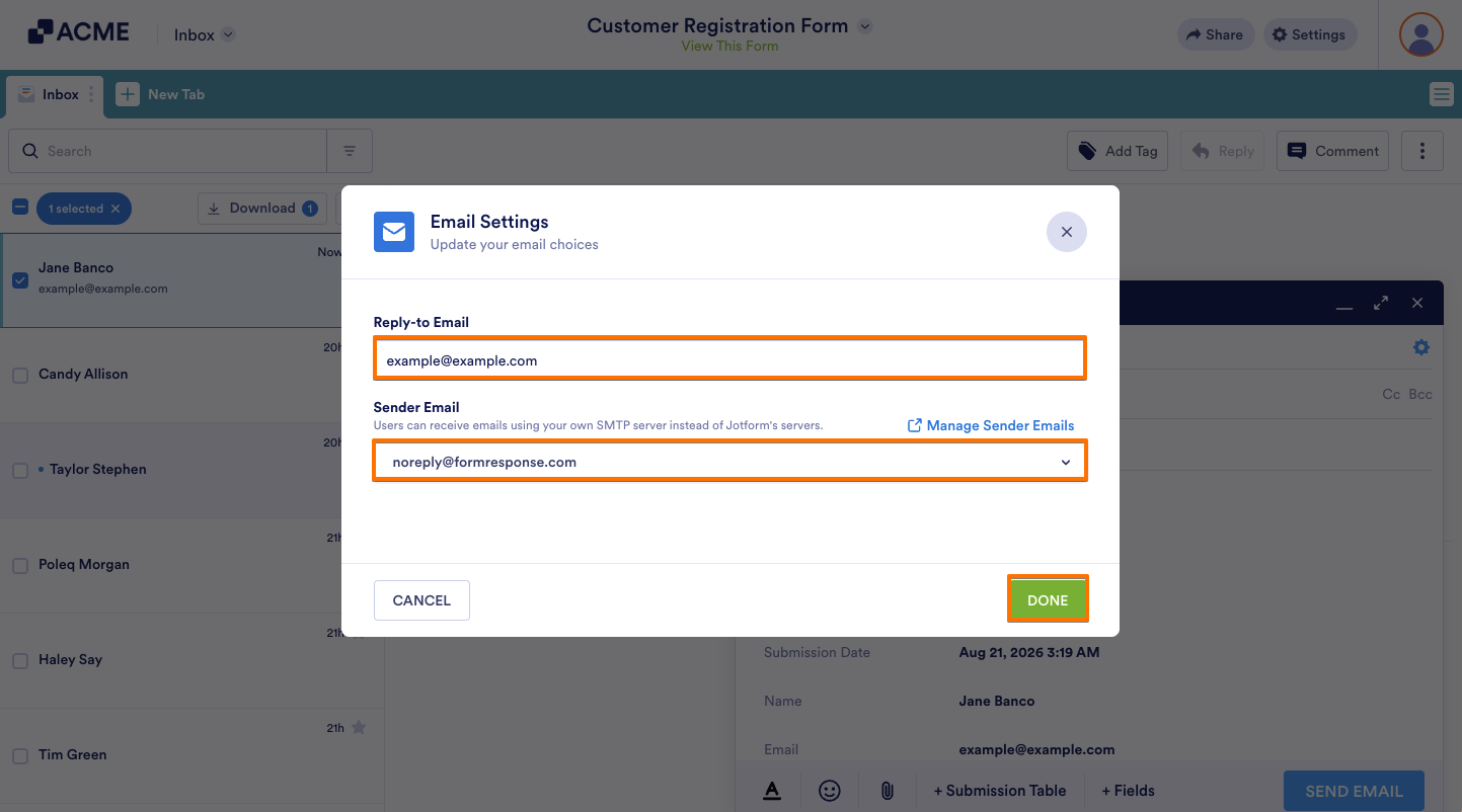How to Email Entries in Inbox Image-5