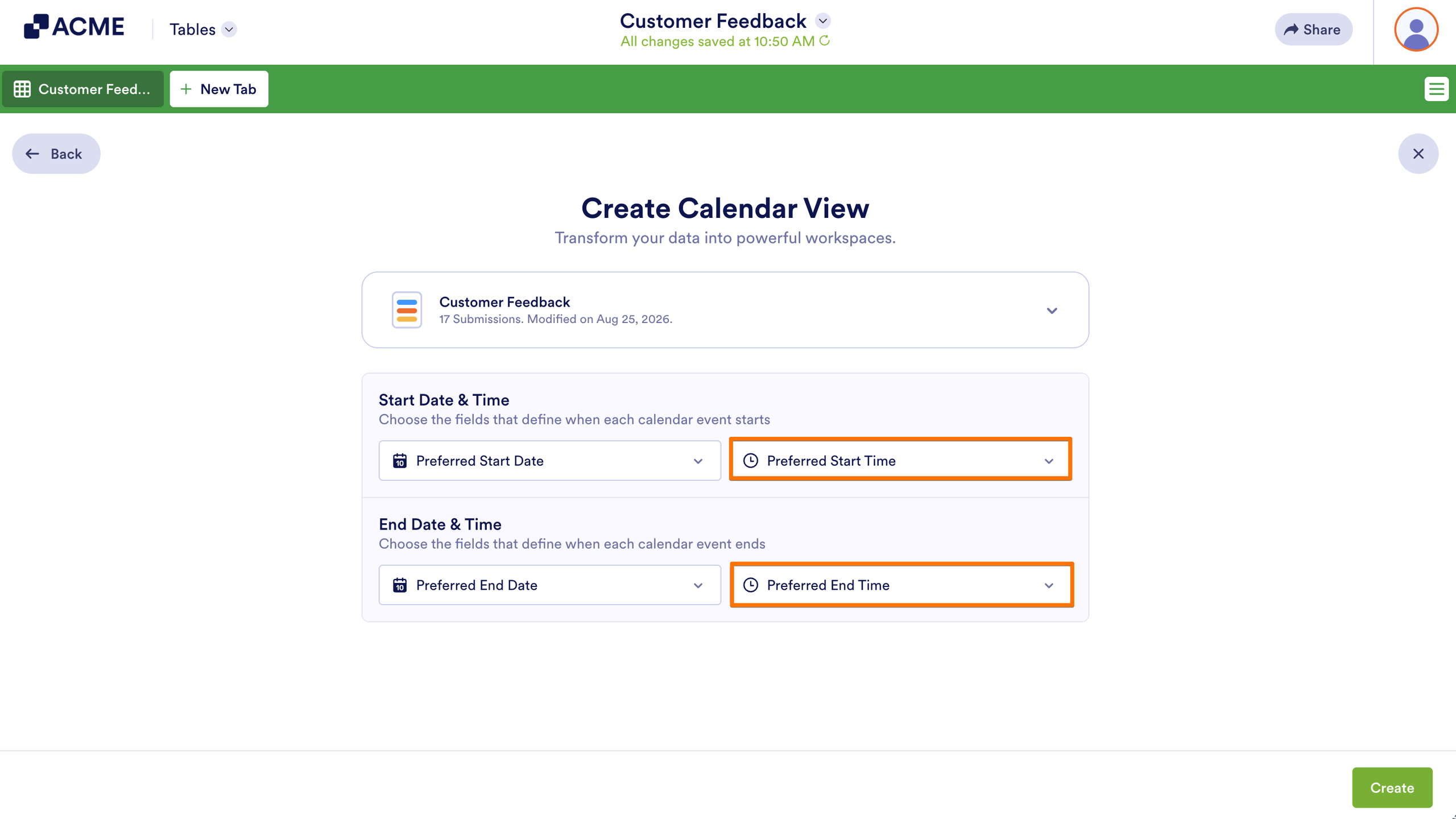 How to Add a Calendar View in Tables Image-9
