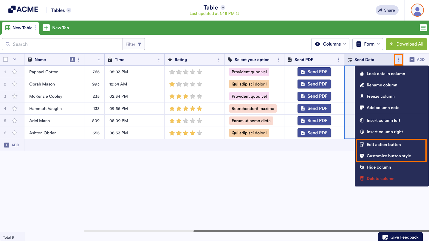 How to Send Data to Other Apps in Tables Image-11