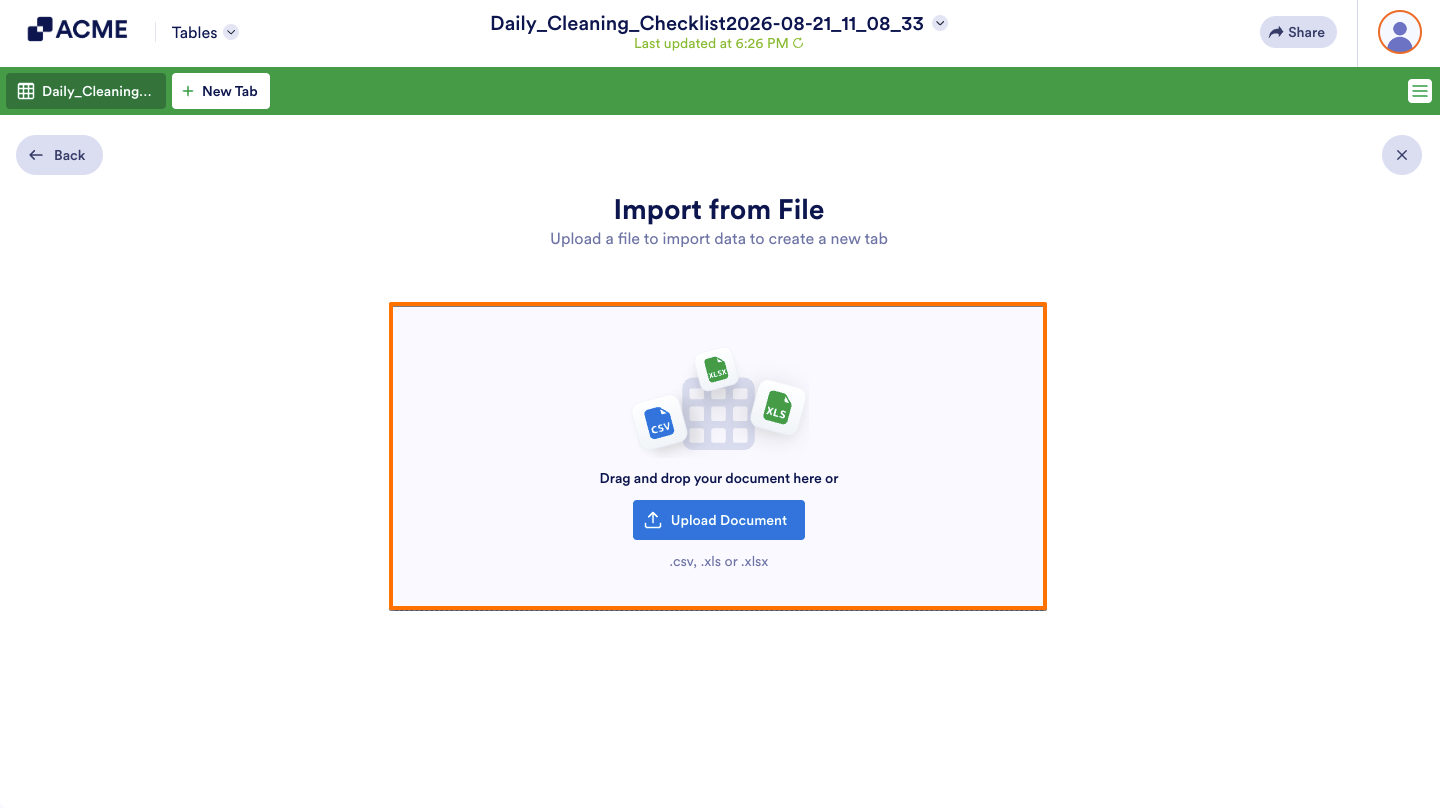 How to Import Data in Tables Image-11