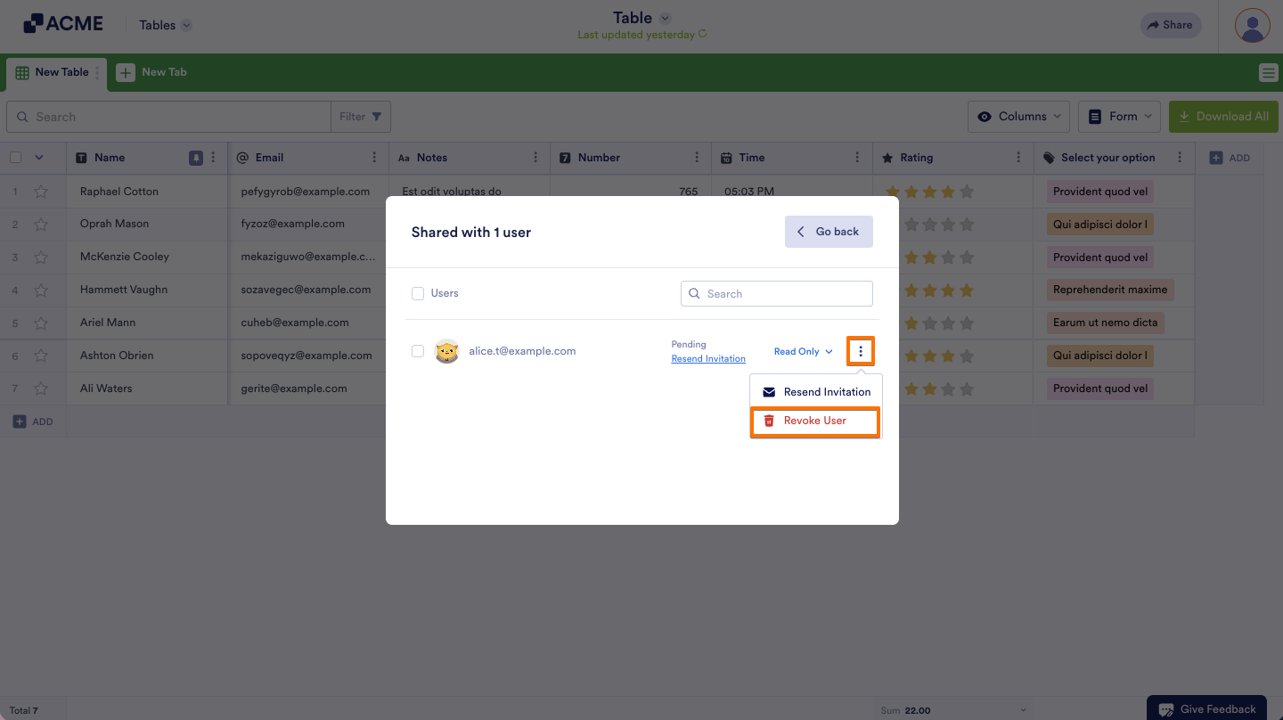 How to Share Your Submission Tables with Tables and Collaborate Image-12