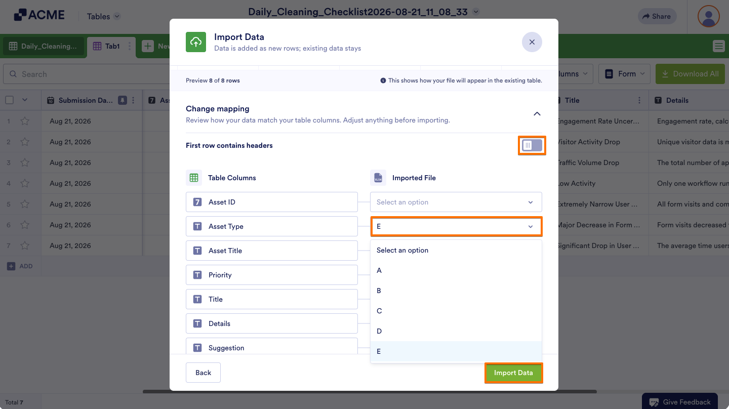 How to Import Data in Tables Image-18