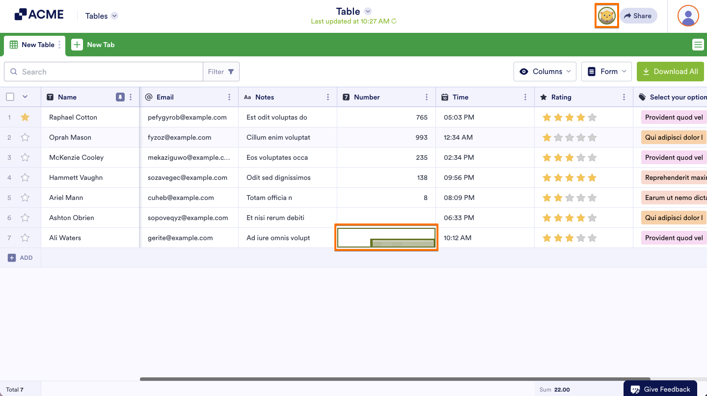 How to Share Your Submission Tables with Tables and Collaborate Image-19