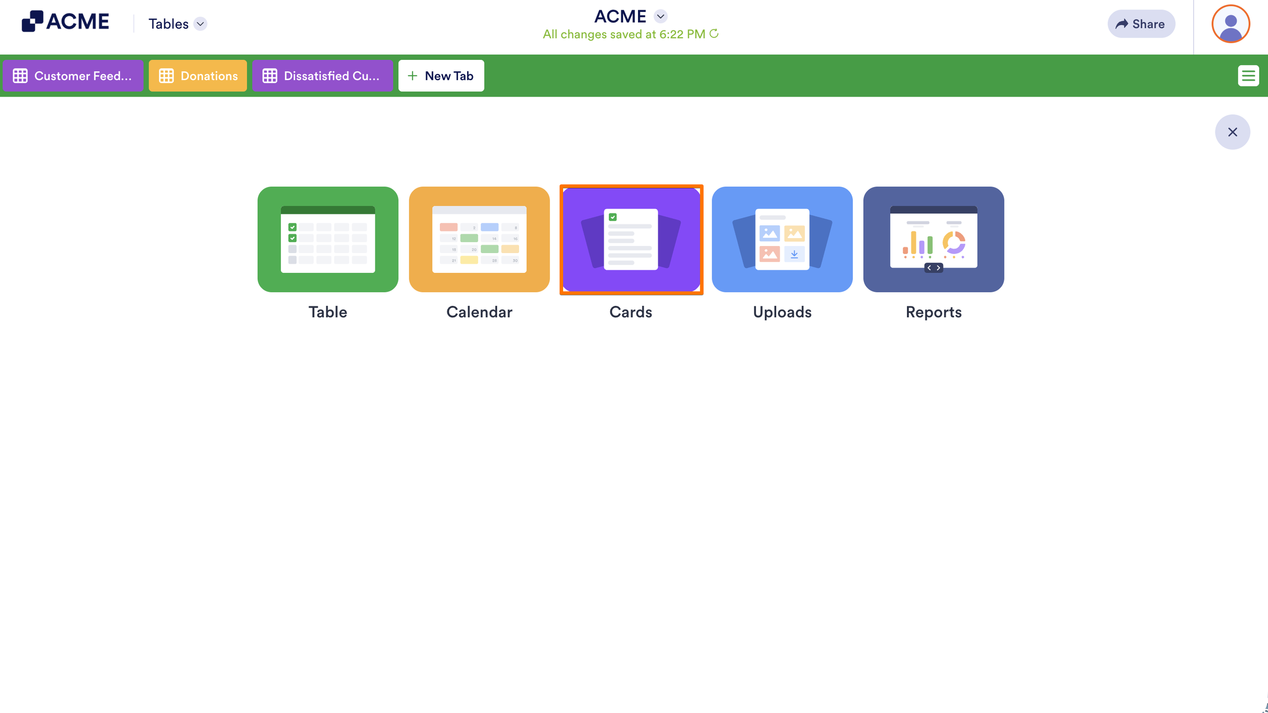 How to Add a Cards View in Tables Image-2