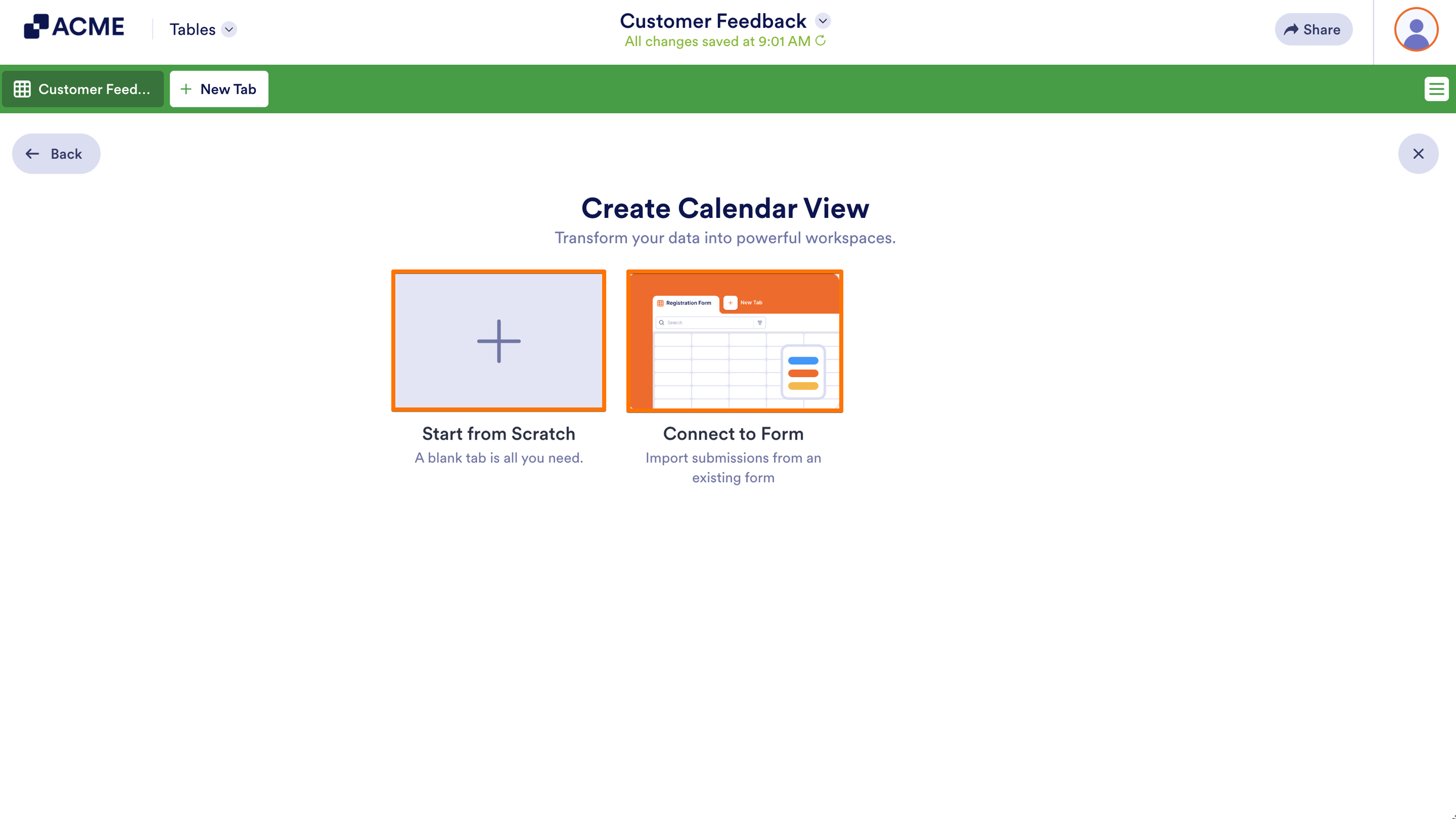 How to Add a Calendar View in Tables Image-2