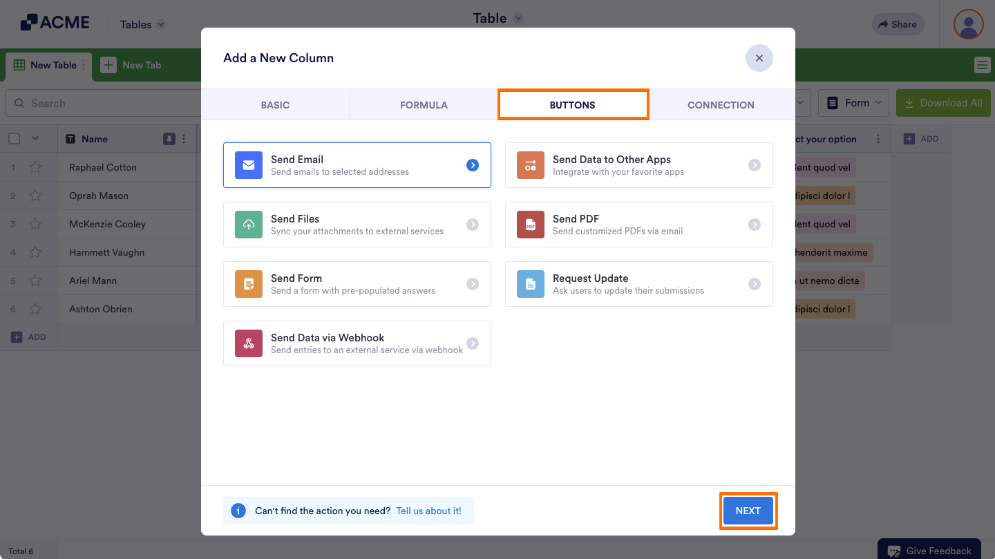 What Are Tables' Action Buttons? Image-2
