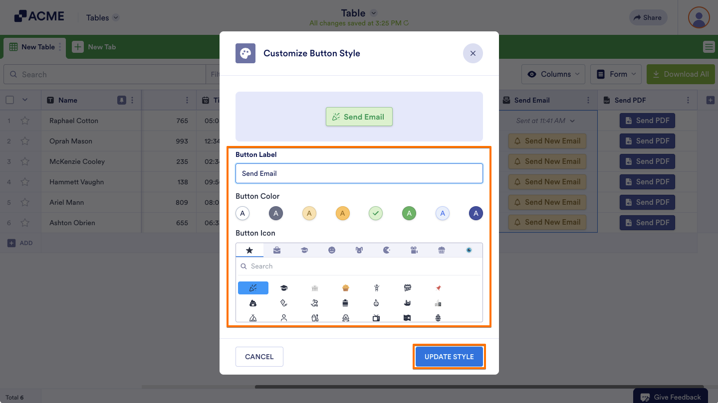 How to Customize Action Buttons in Tables Image-2
