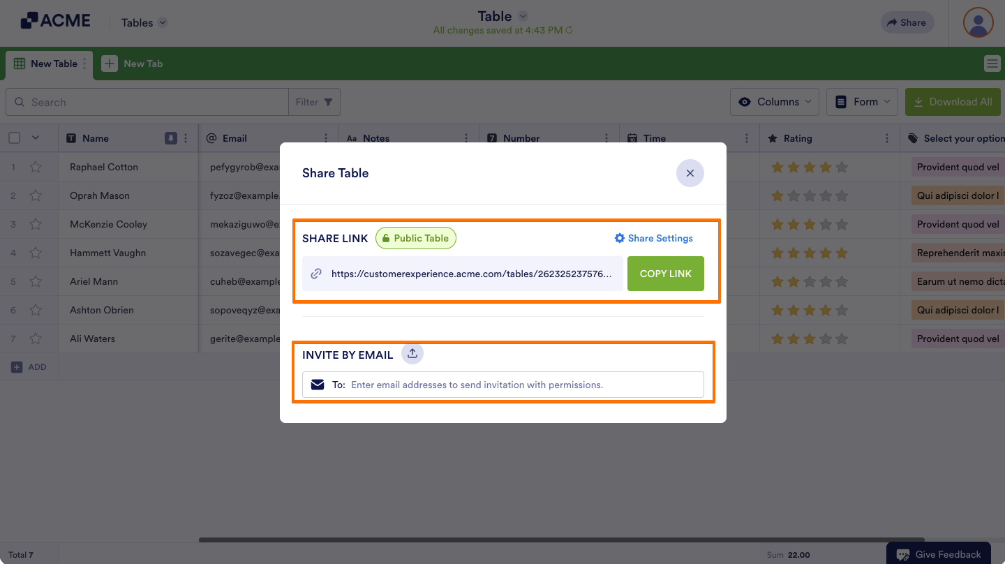 How to Share Your Submission Tables with Tables and Collaborate Image-2