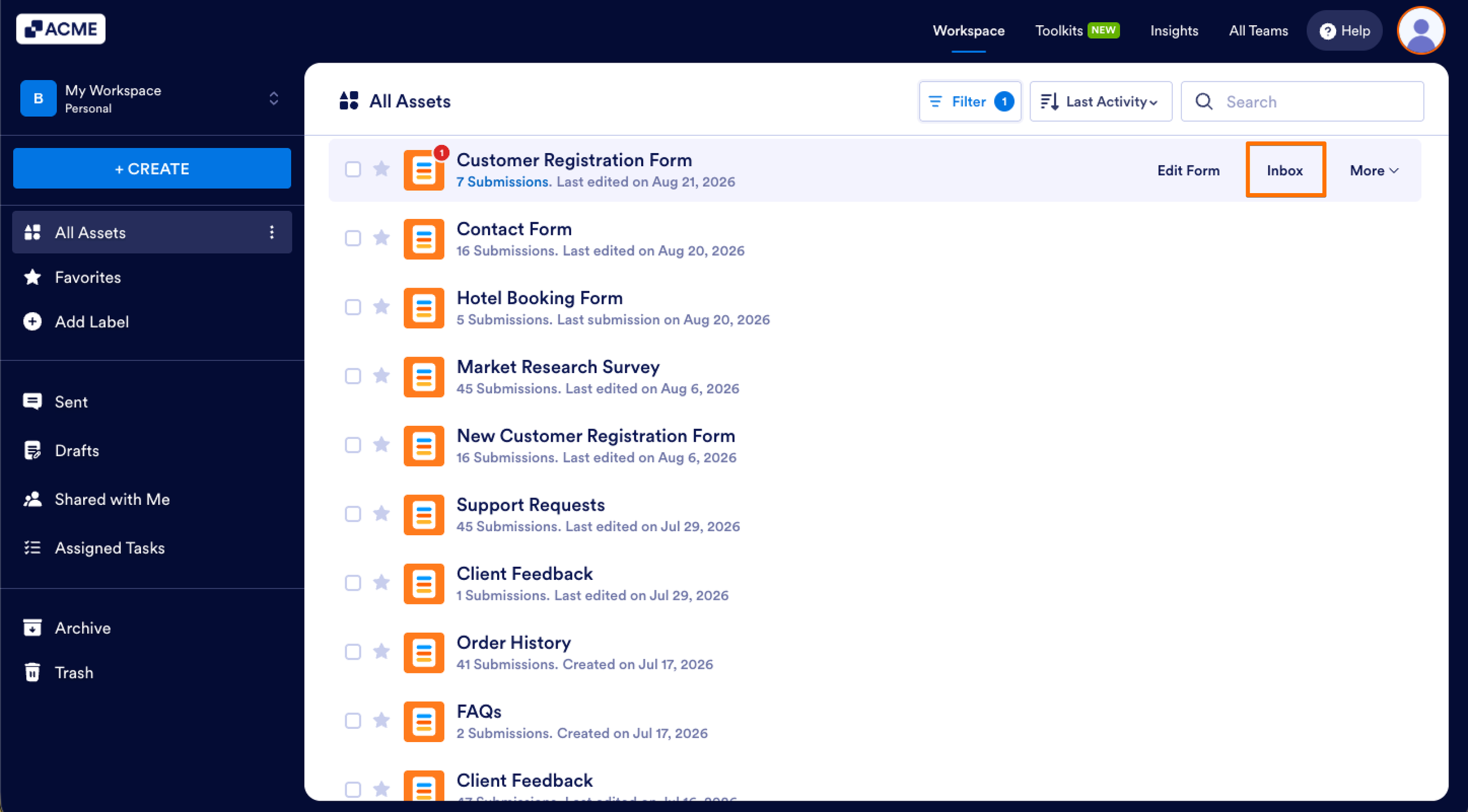 How to Archive and Unarchive Submissions in Inbox Image-2