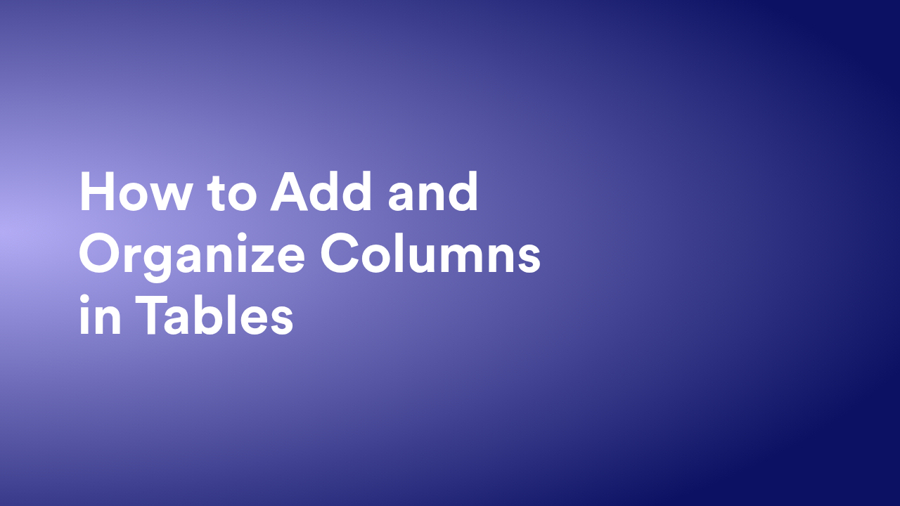 Jotform Tables