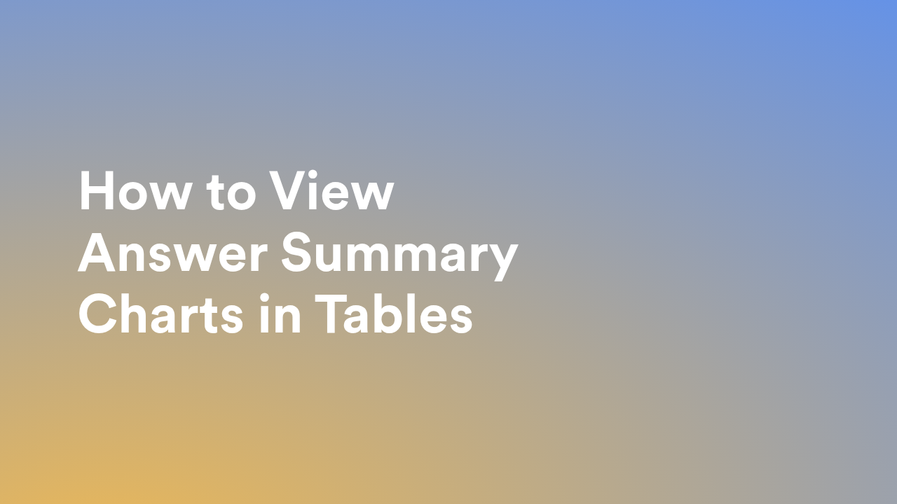 Jotform Tables