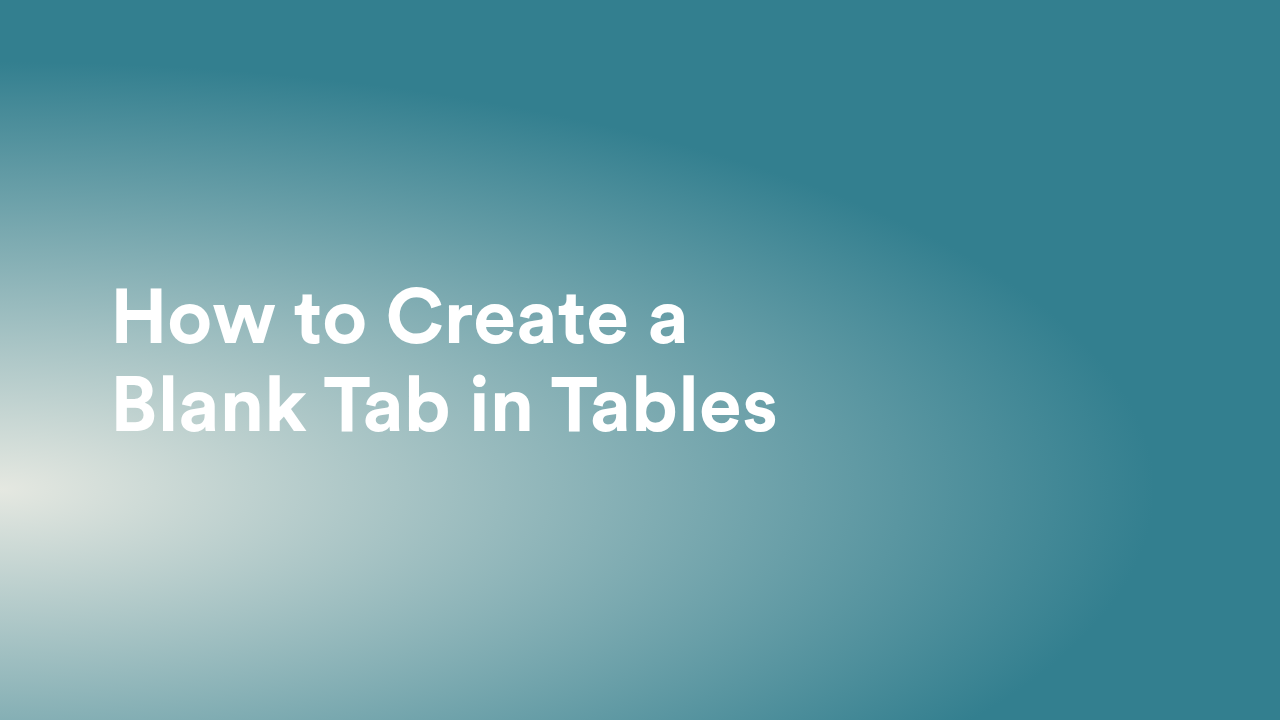 Jotform Tables