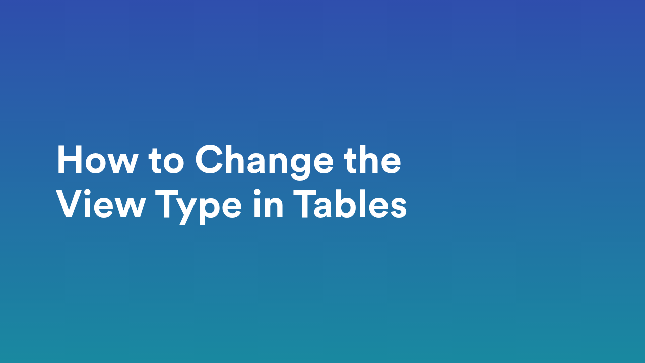Jotform Tables