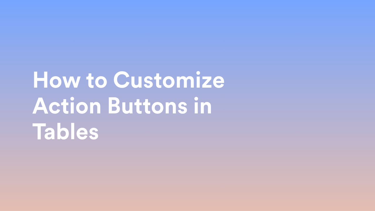 Jotform Tables