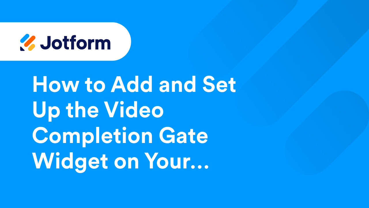 Jotform Widgets