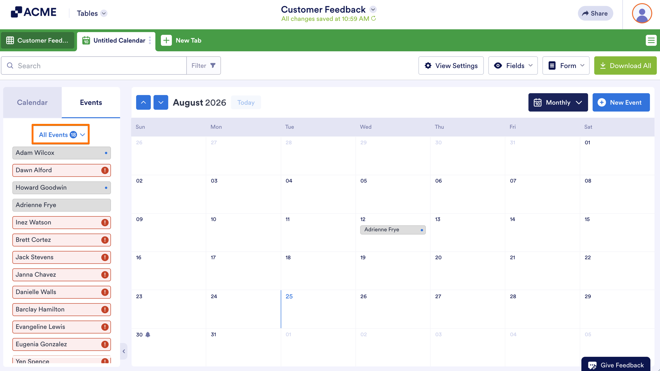 How to Add a Calendar View in Tables Image-18