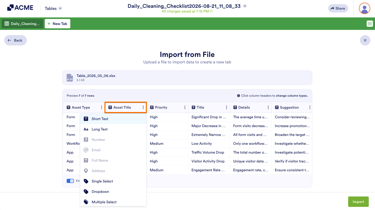 How to Import Data in Tables Image-12