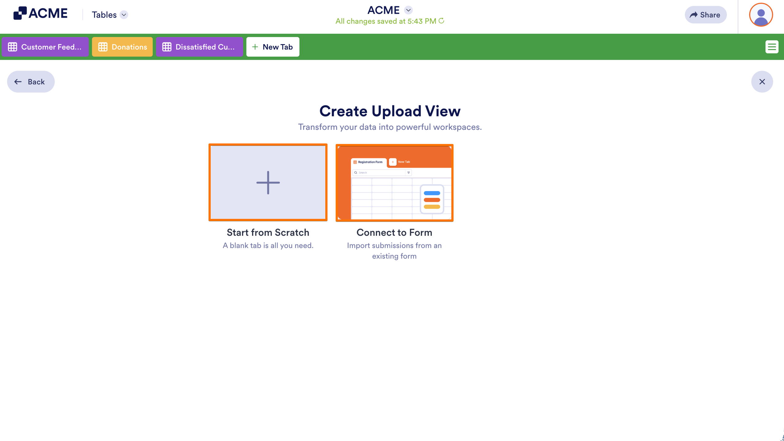 How to Add an Uploads View in Tables Image-3