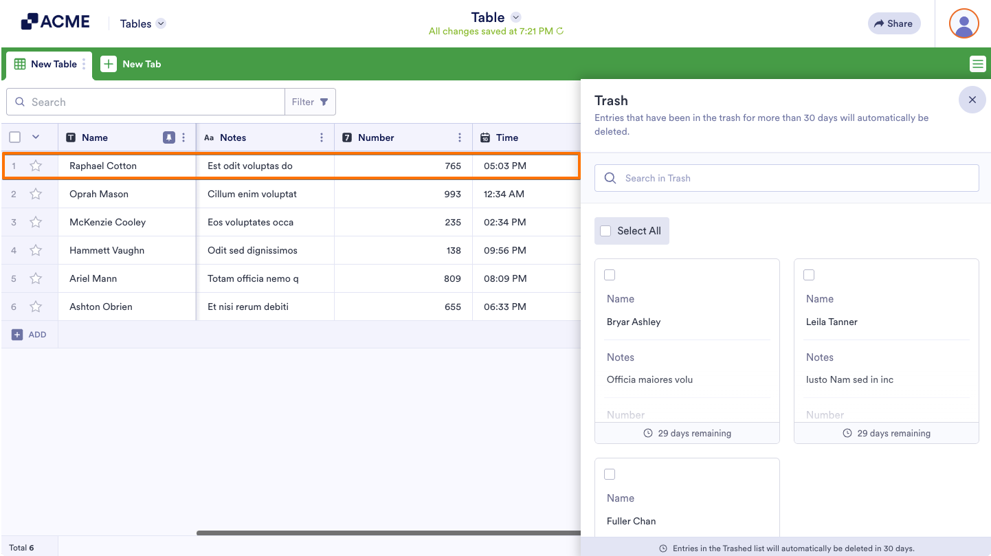How to Restore Deleted Submissions in Tables Image-3