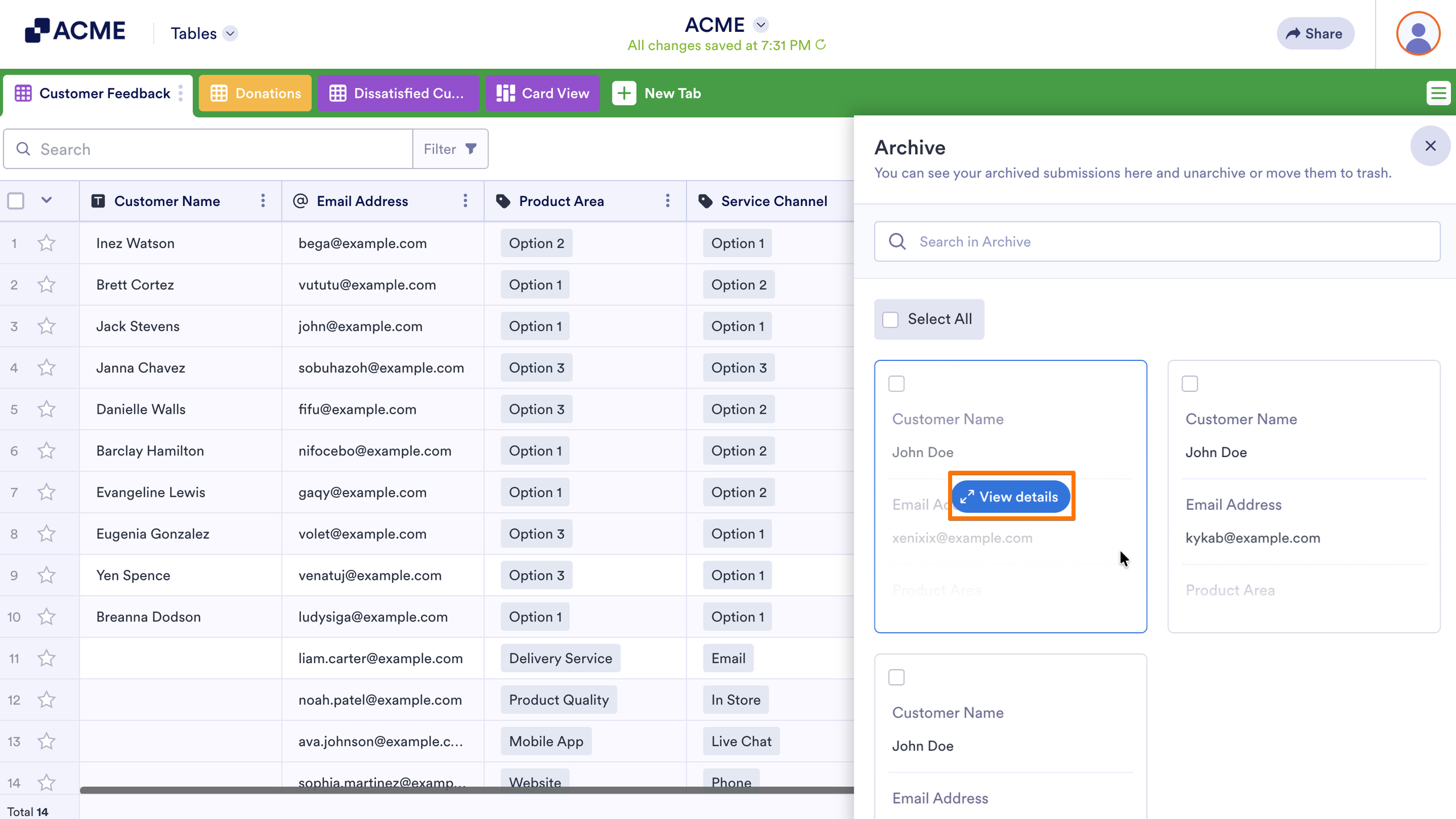 How to Archive Submission Entries in Tables Image-3