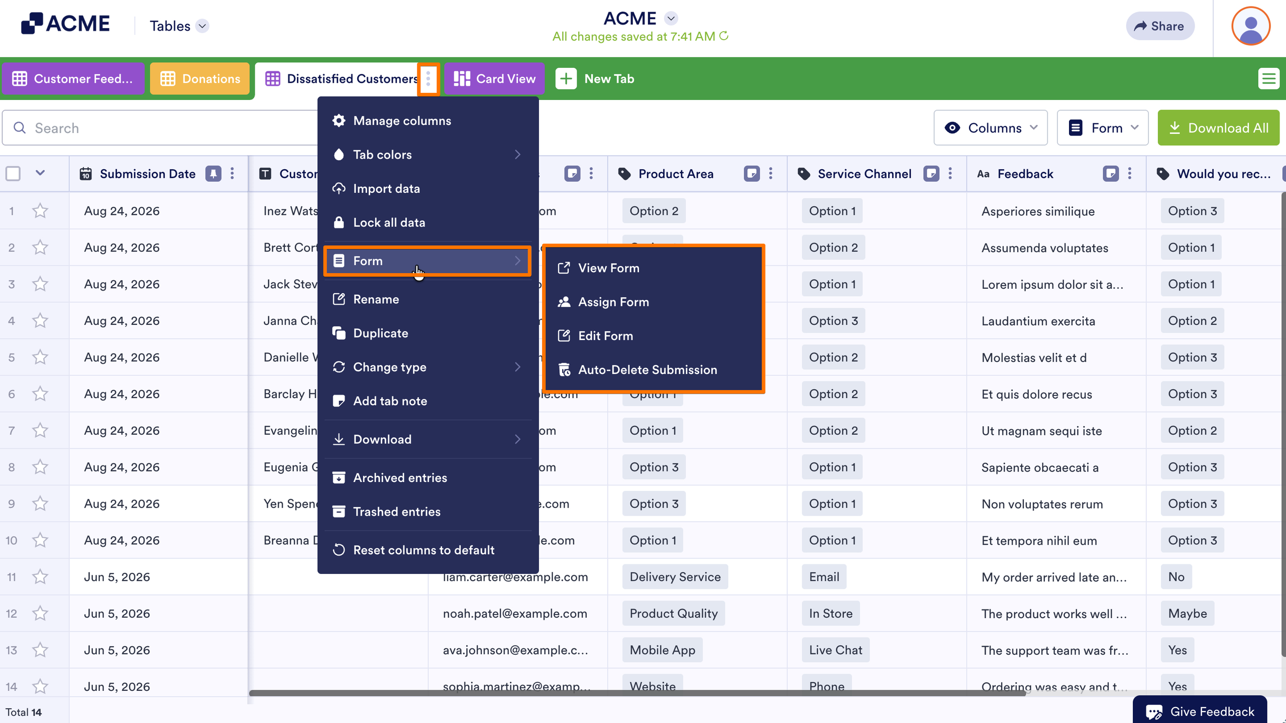 How to View, Assign and Edit Forms from Tables Image-3