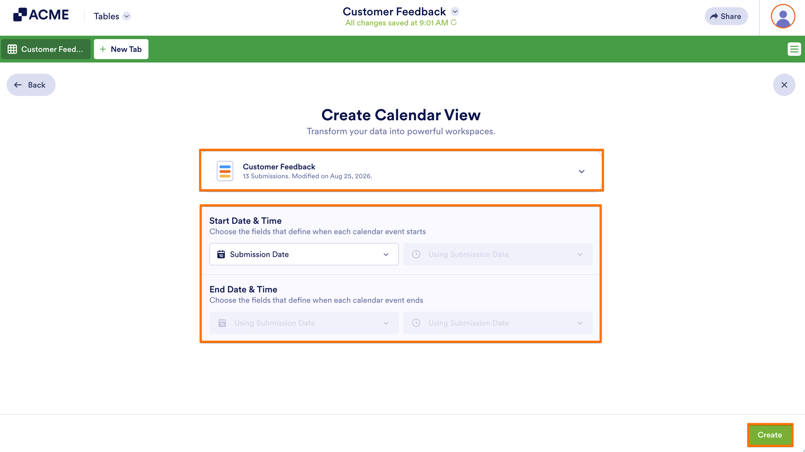 How to Add a Calendar View in Tables Image-3