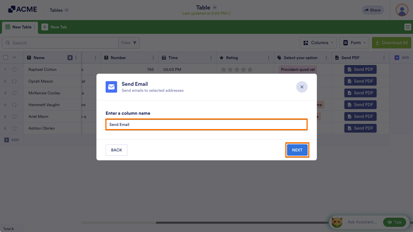How to Send Email With Form Data in Tables Image-3