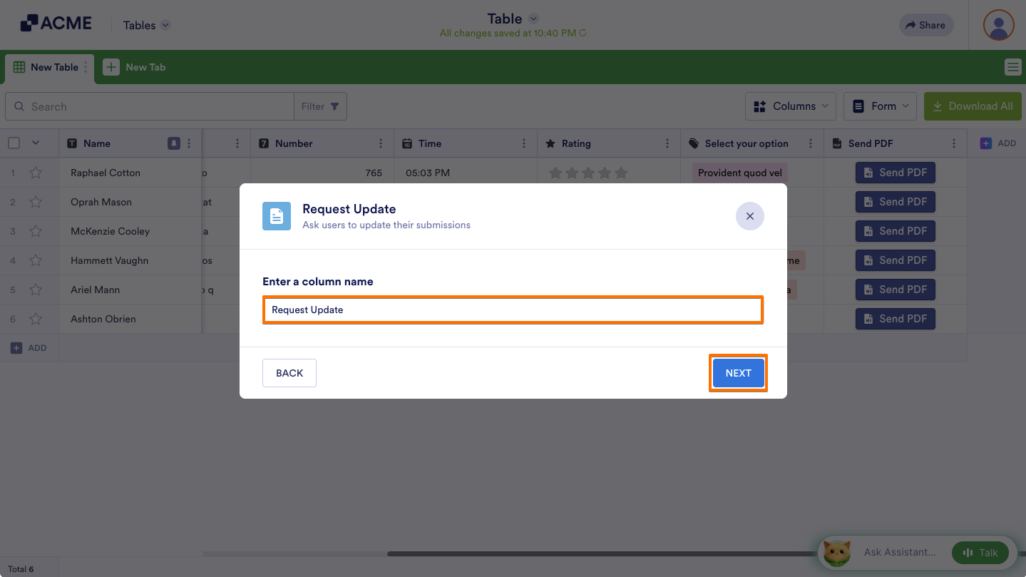 How to Request Submission Updates in Tables Image-3