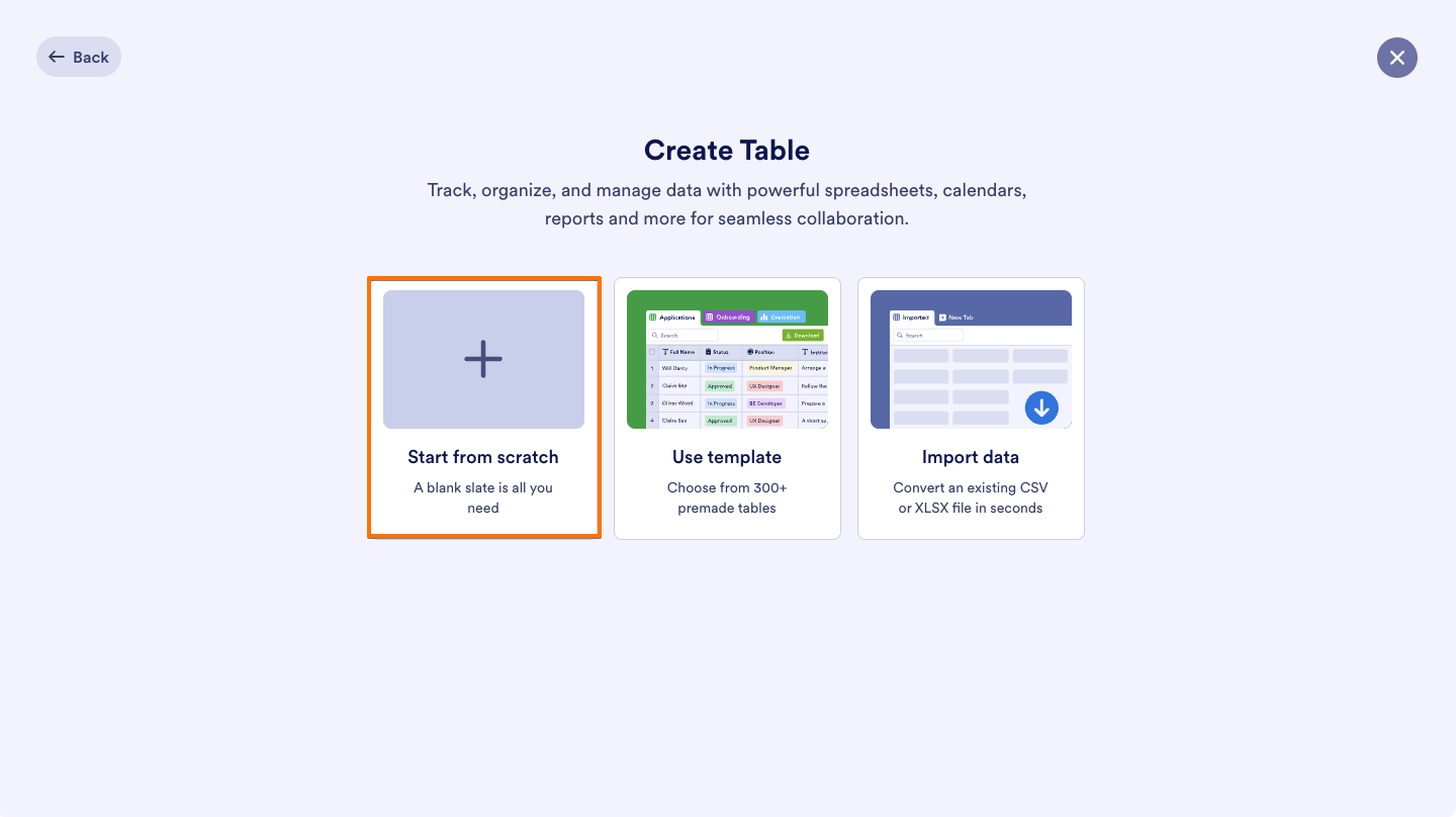 How to Create a Blank Table in Tables Image-3