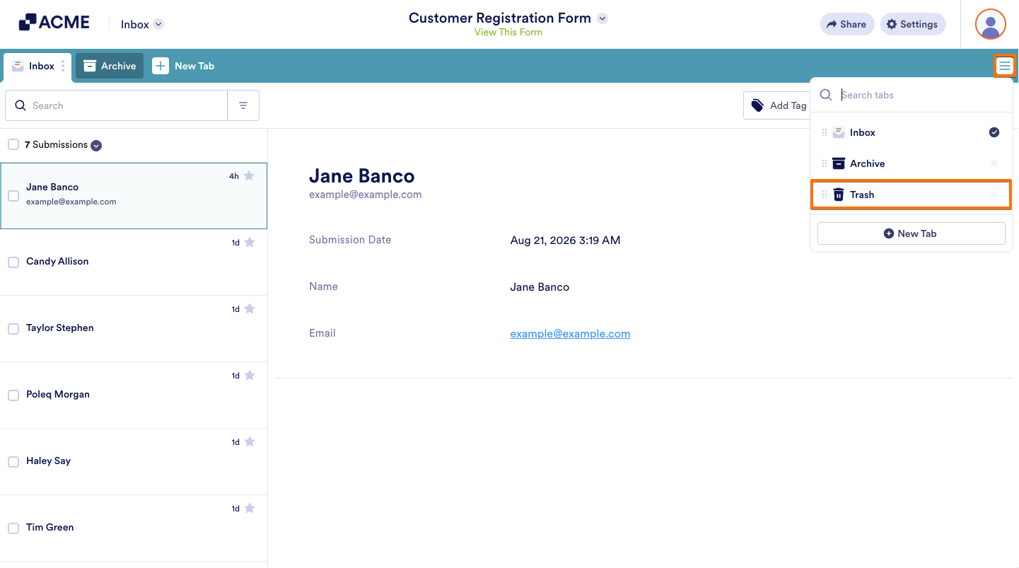 How to Restore Deleted Submissions in Inbox Image-1