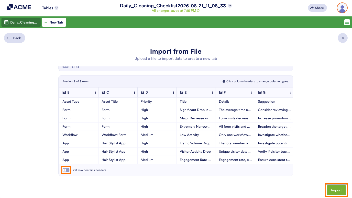 How to Import Data in Tables Image-13