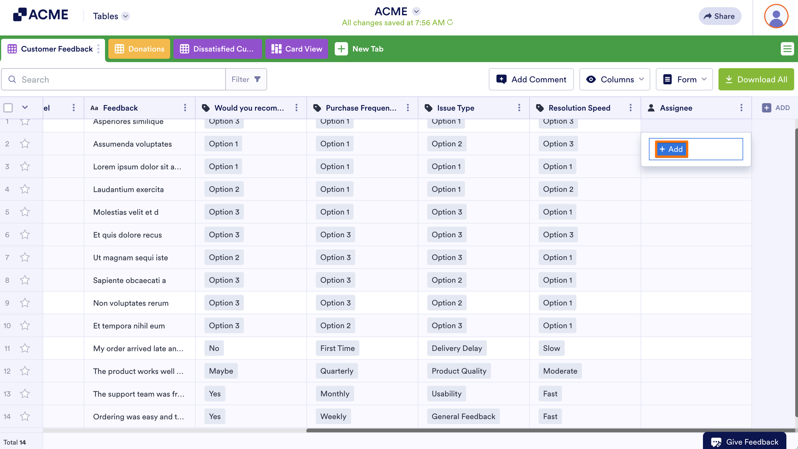 How to Assign Entries to Collaborators in Tables Image-5