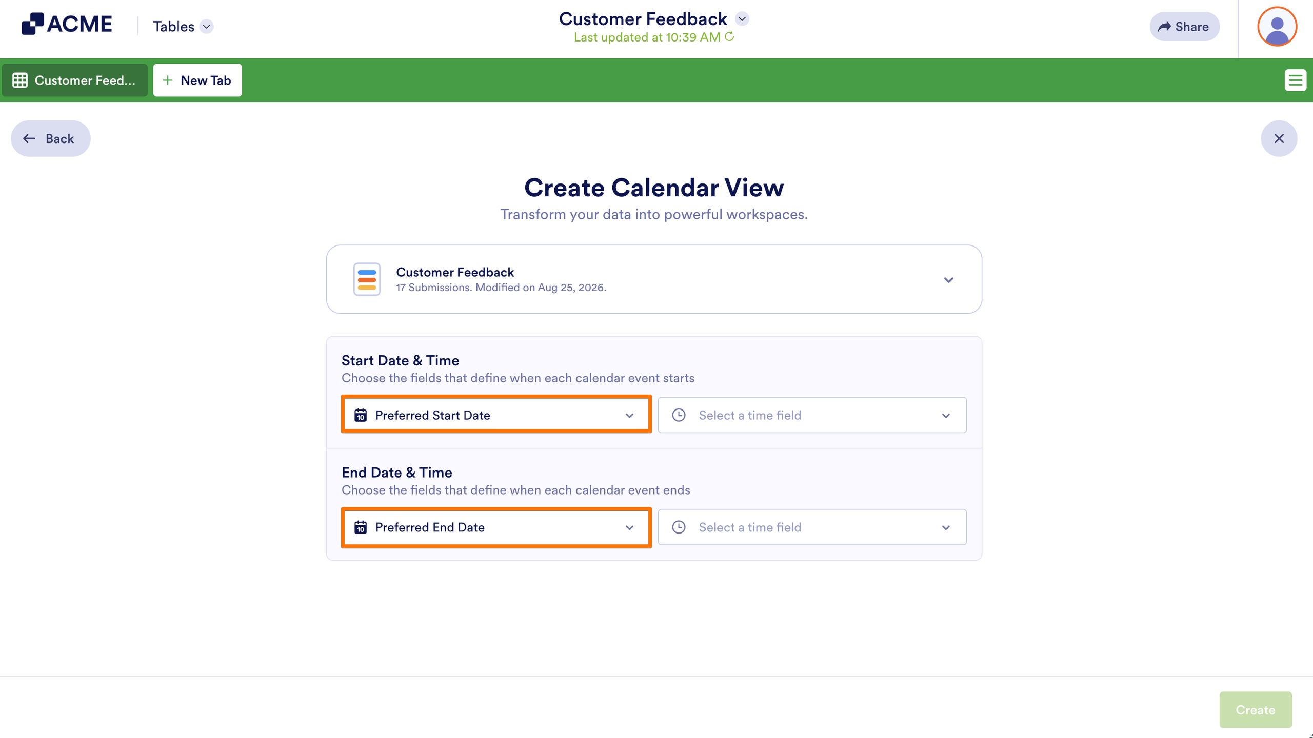 How to Add a Calendar View in Tables Image-5