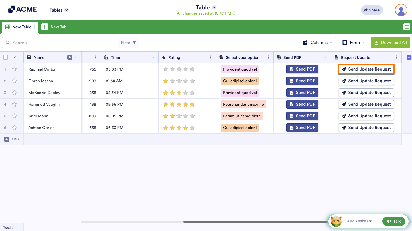 How to Request Submission Updates in Tables Image-5