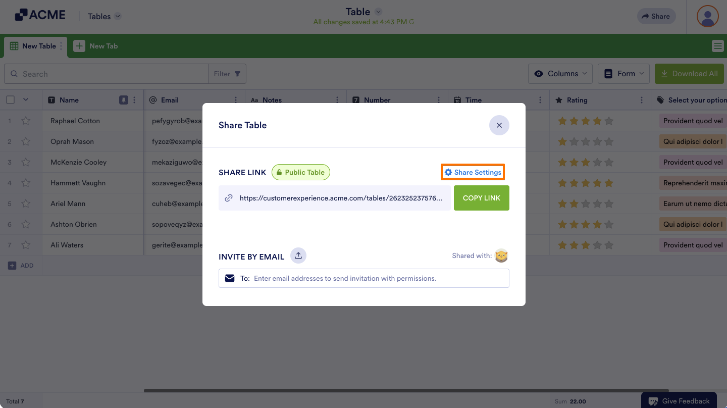 How to Share Your Submission Tables with Tables and Collaborate Image-5