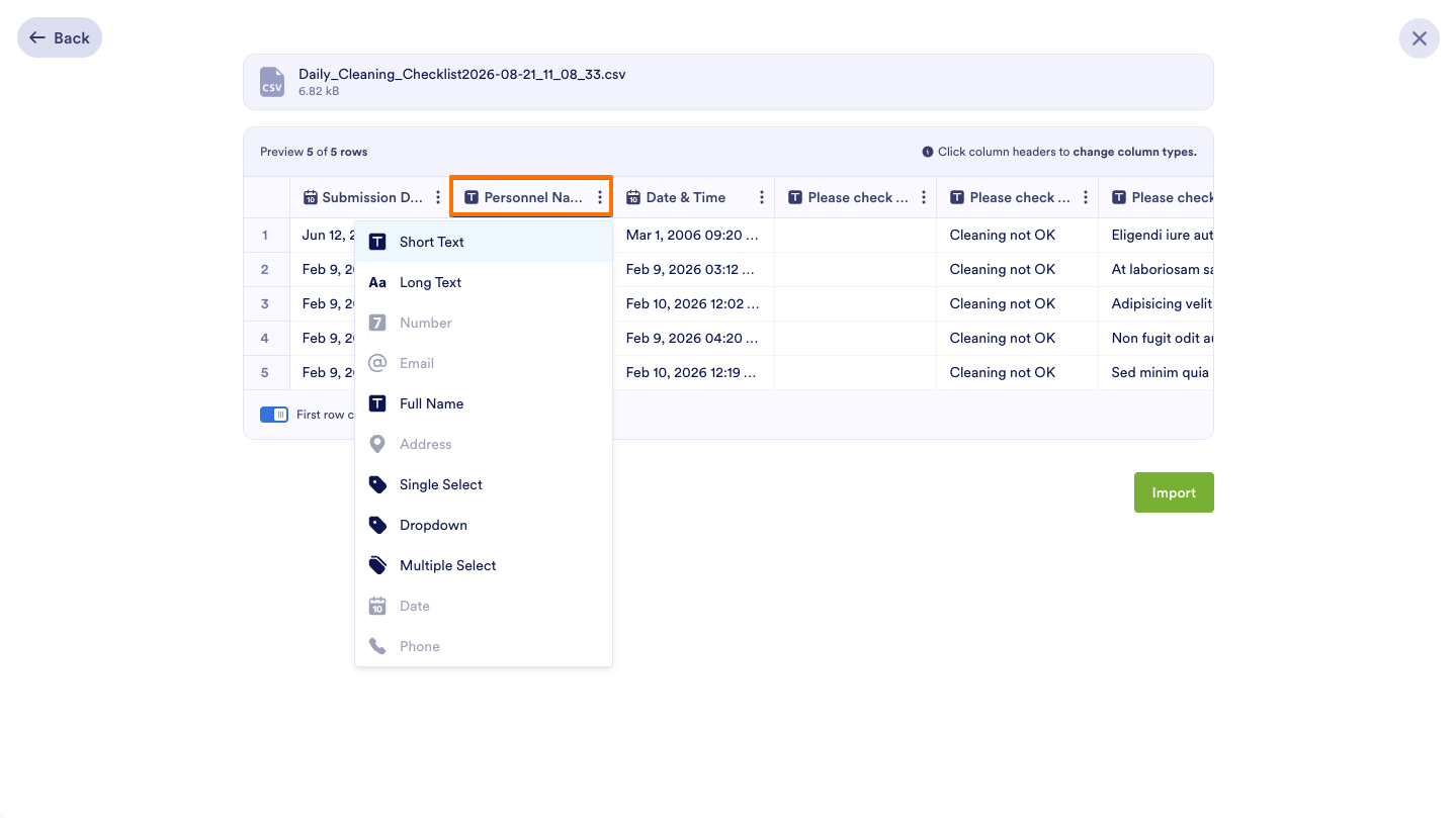 How to Import Data in Tables Image-5