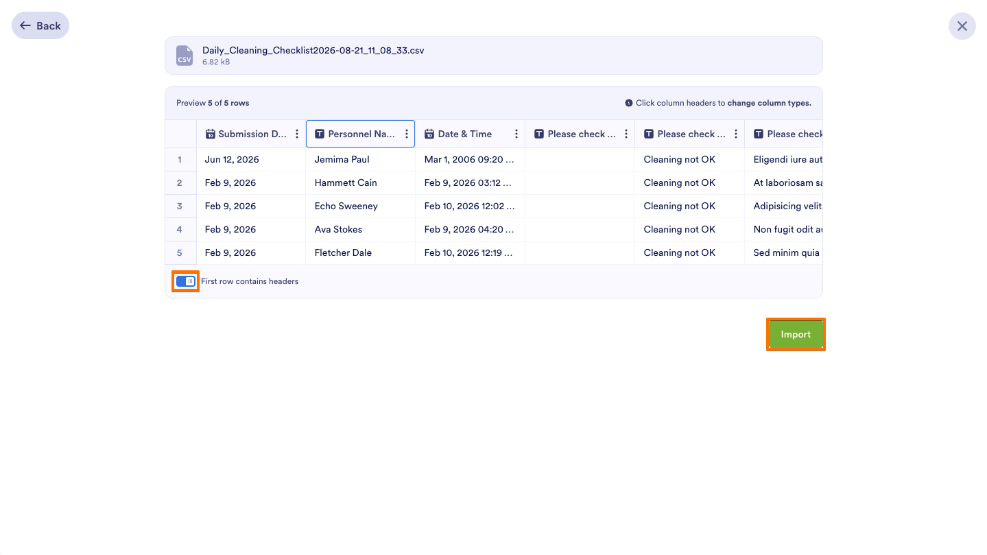 How to Import Data in Tables Image-6