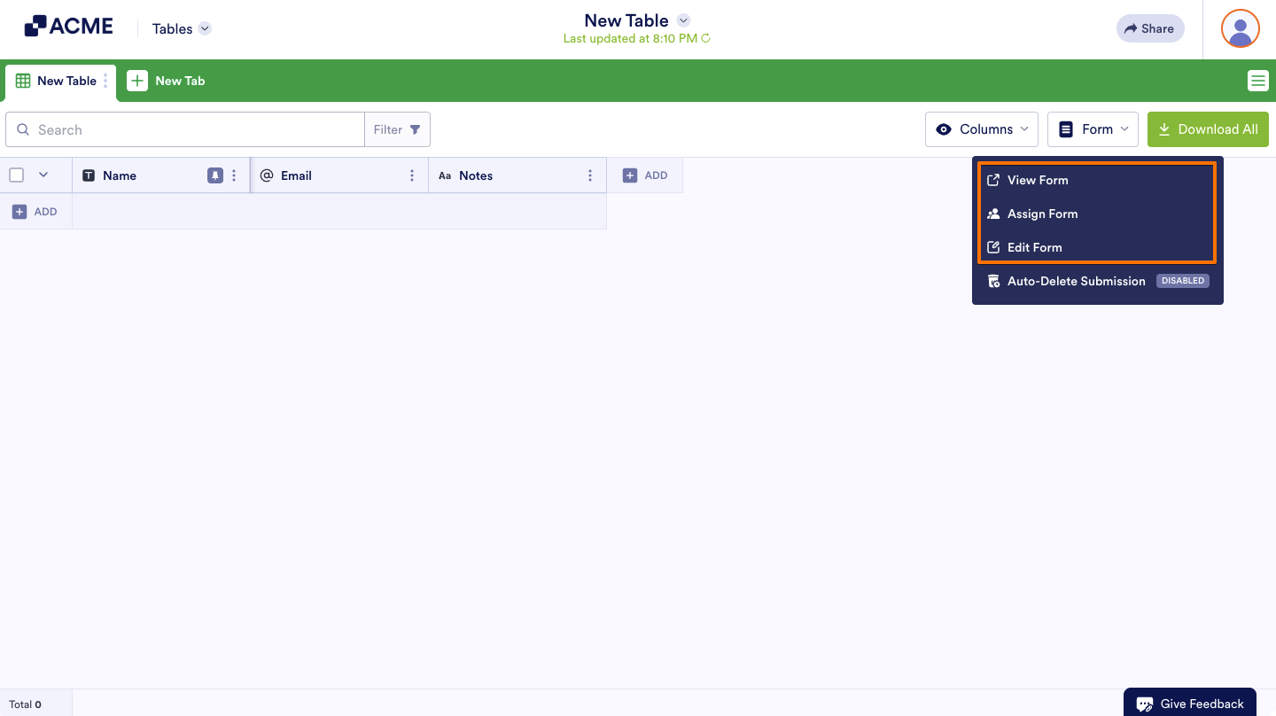 How to Create a Blank Table in Tables Image-6