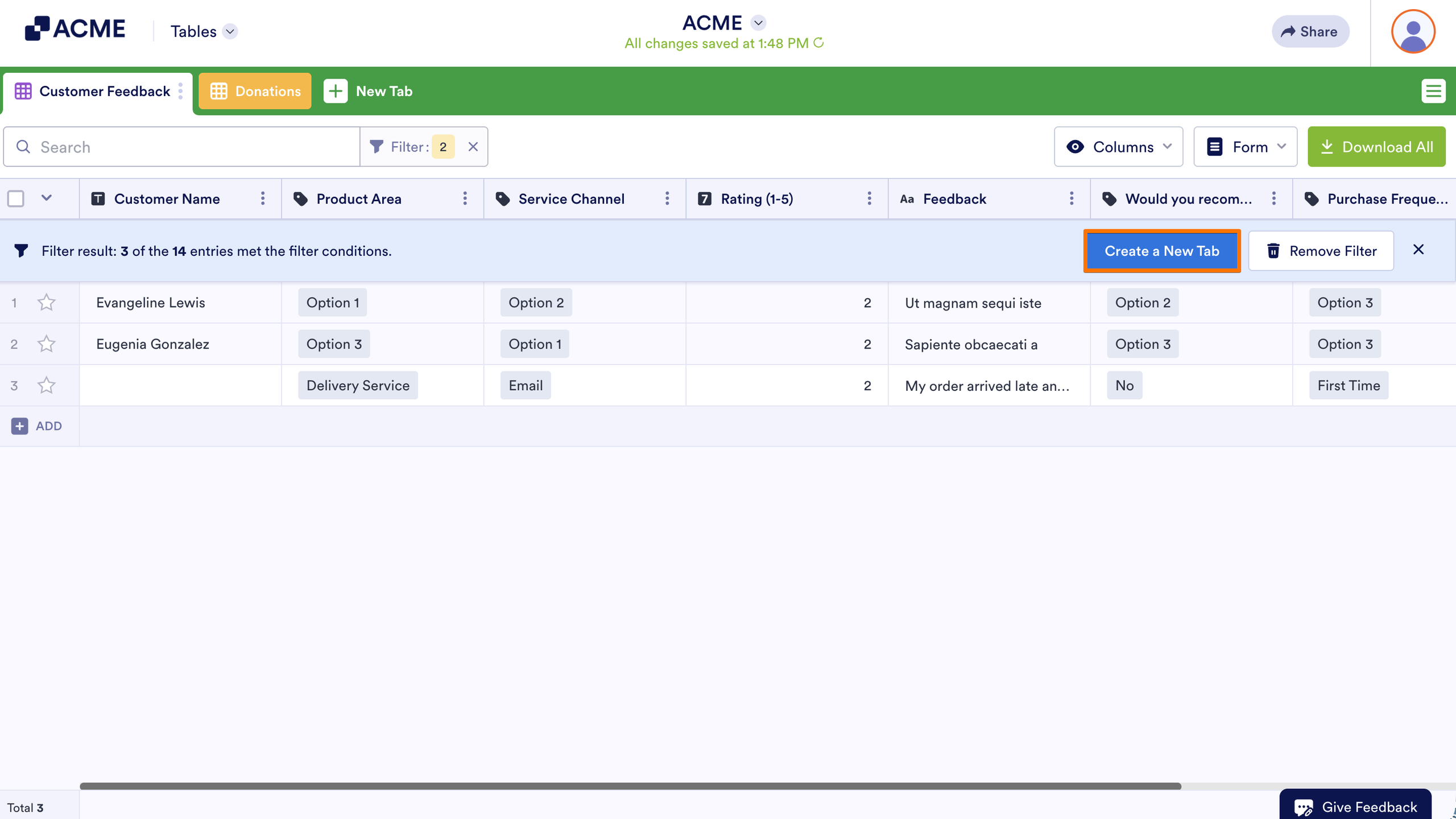 How to Search Submissions in Tables Image-4