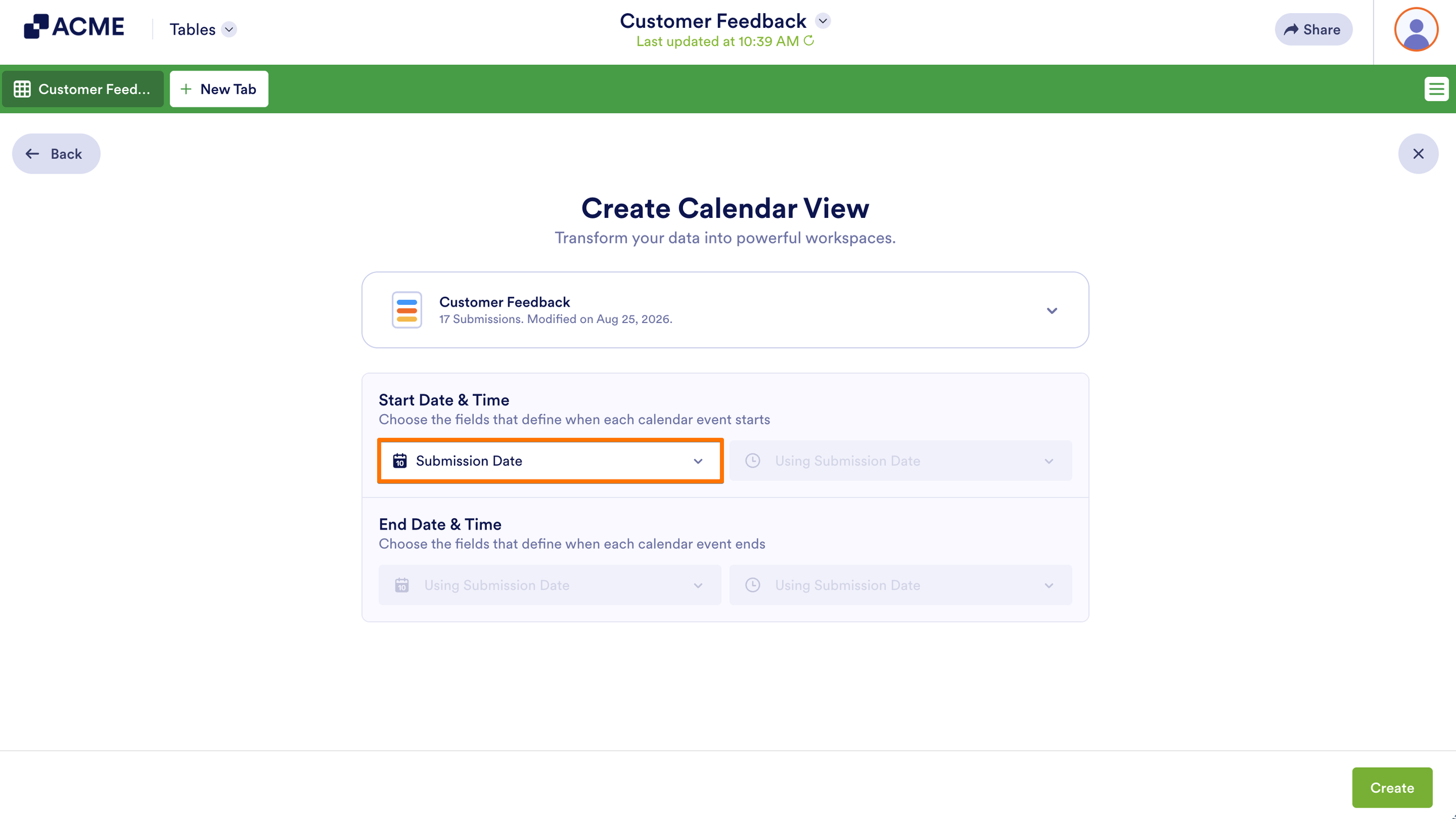 How to Add a Calendar View in Tables Image-7