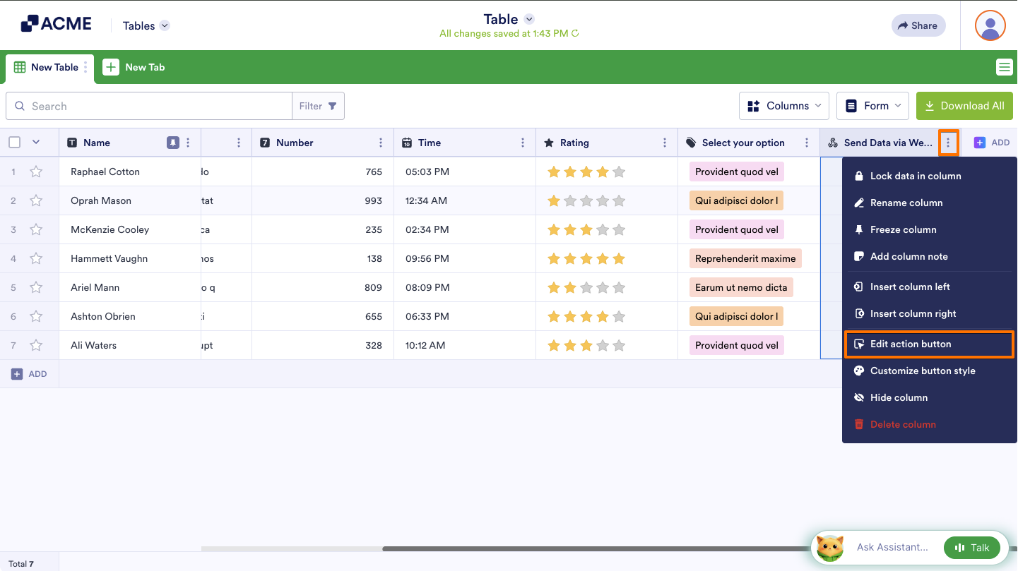 How to Send Data via Webhook in Tables Image-7