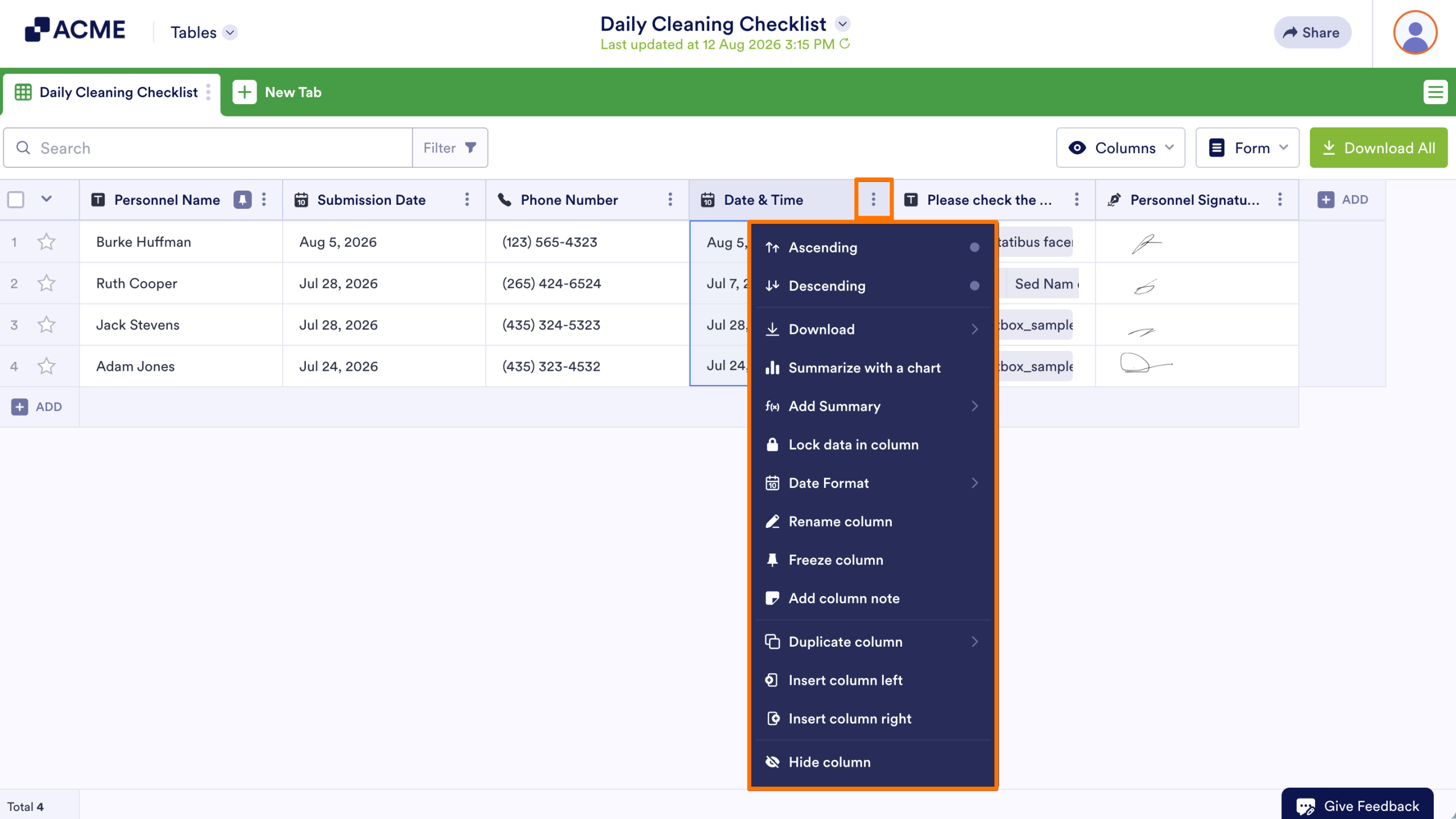 How to Add and Organize Columns in Tables Image-9
