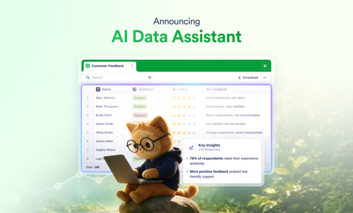 Announcing Jotform AI Data Assistant