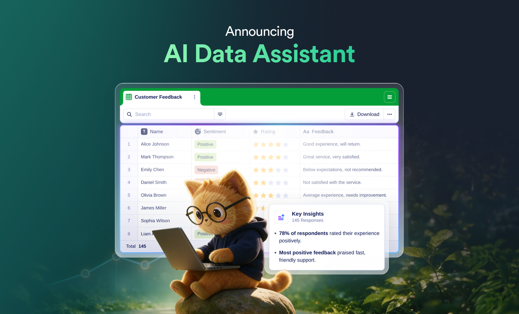 Announcing Jotform AI Data Assistant for teams that run on data