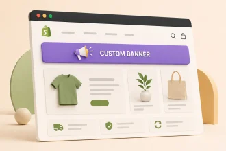 How to add a custom banner to a Shopify website