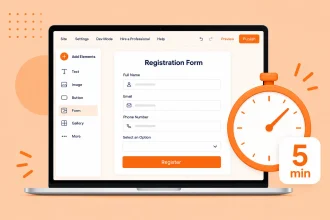 How to create a registration form in Wix in 5 minutes