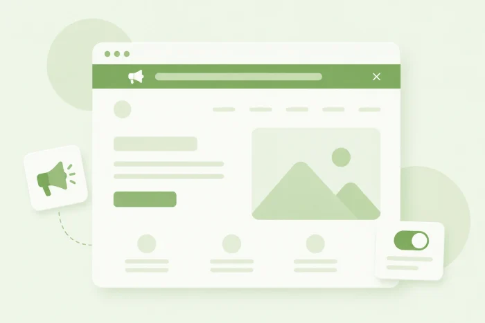 How to add an announcement bar to Squarespace