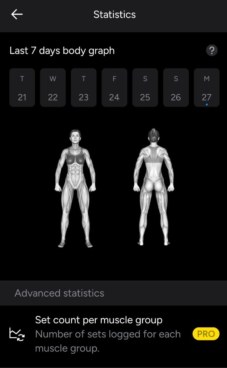 Hevy Statistics Page