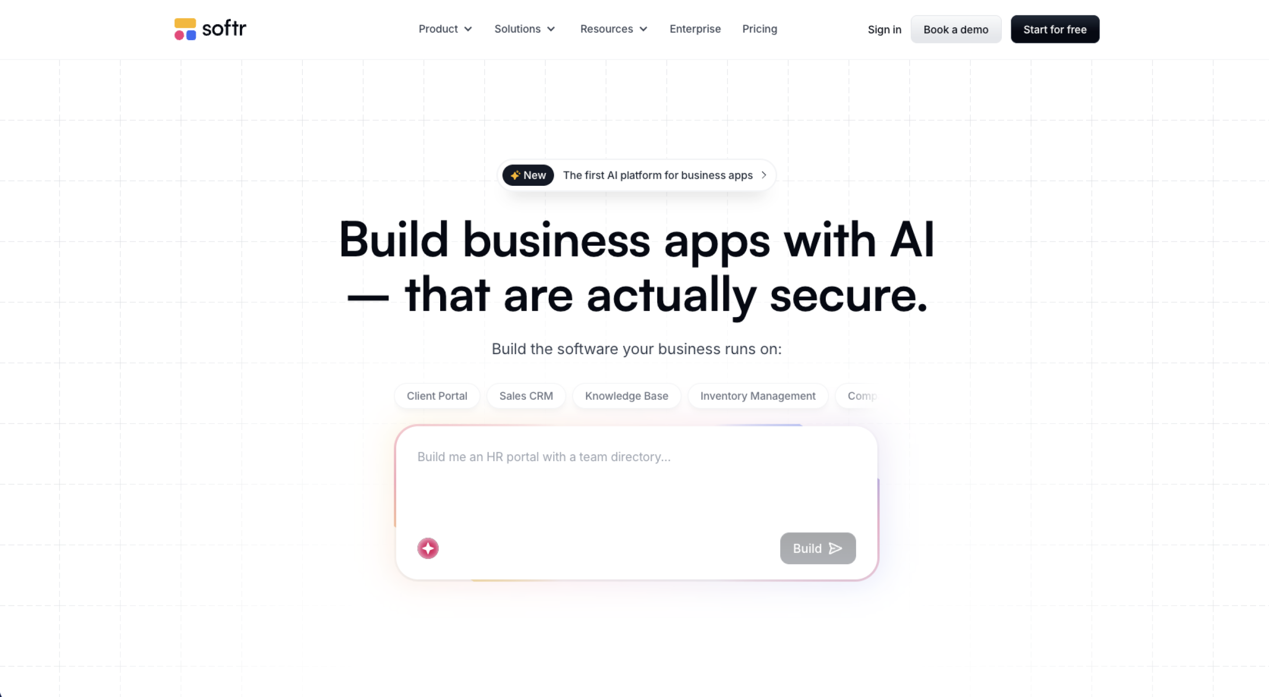 Softr Landing Page